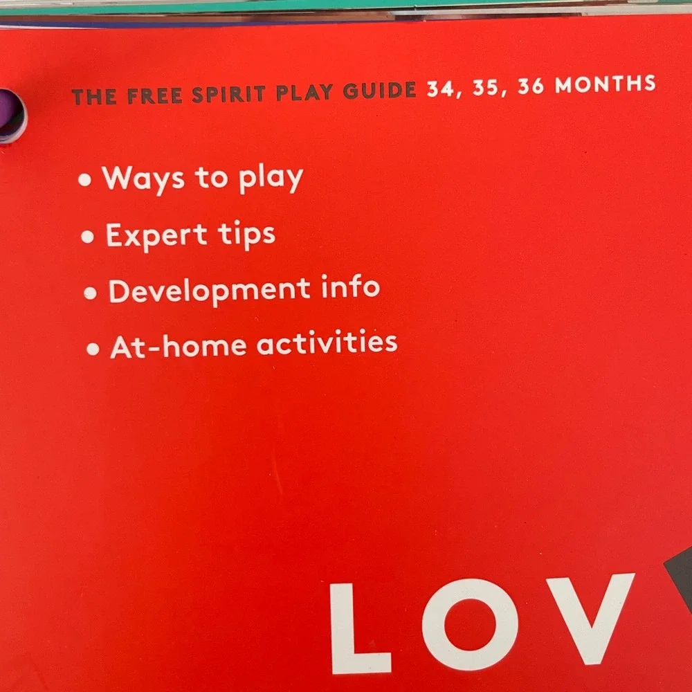 Lovevery‎ Play Guides LOT OF 6, 3-4 M, 11-18 M, 34-39 M